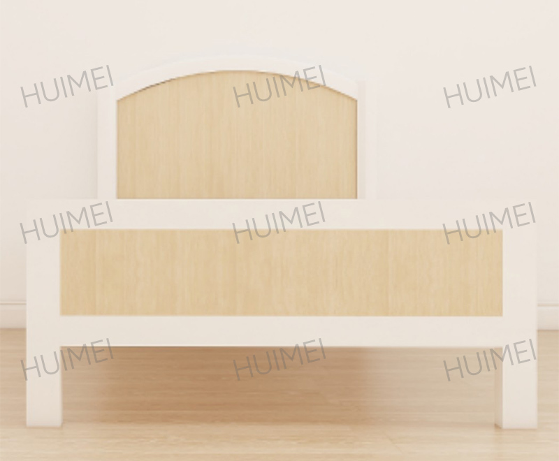 惠美红 单人床 原木色 ZYDRC-001