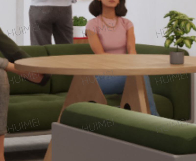 惠美红 门厅沙发2 军绿色 HMSF-002