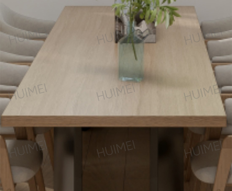 惠美红 休闲长桌 原木色  HMXXCZ-001