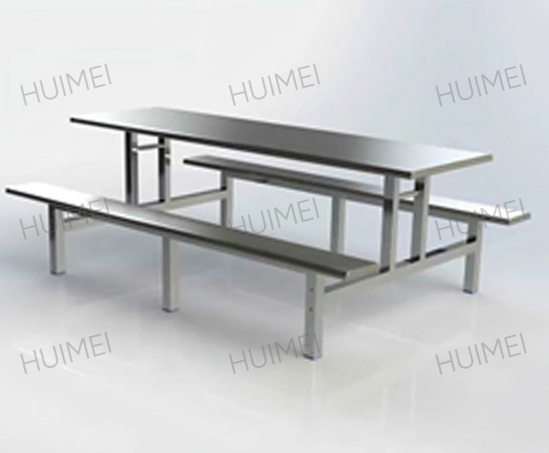 惠美   学生餐桌1 银色 HMZX-011
